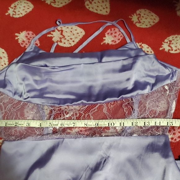 Elegant Purple Slip Midi Dress with Spaghetti Straps - Picture 11 of 12